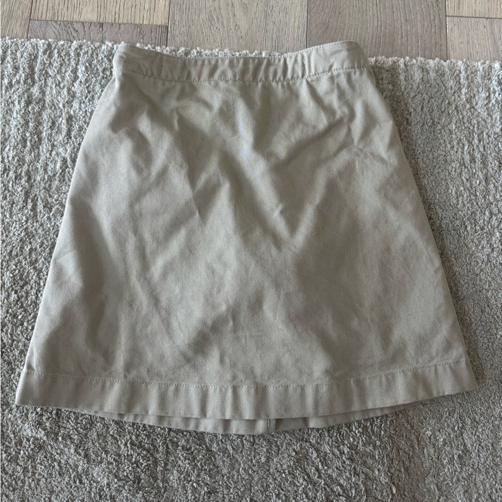 Lands' End Kids Tan Skort size 6